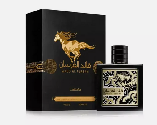 Qaed Al Fursan Black by Lattafa | Eau De Parfum | 100ml