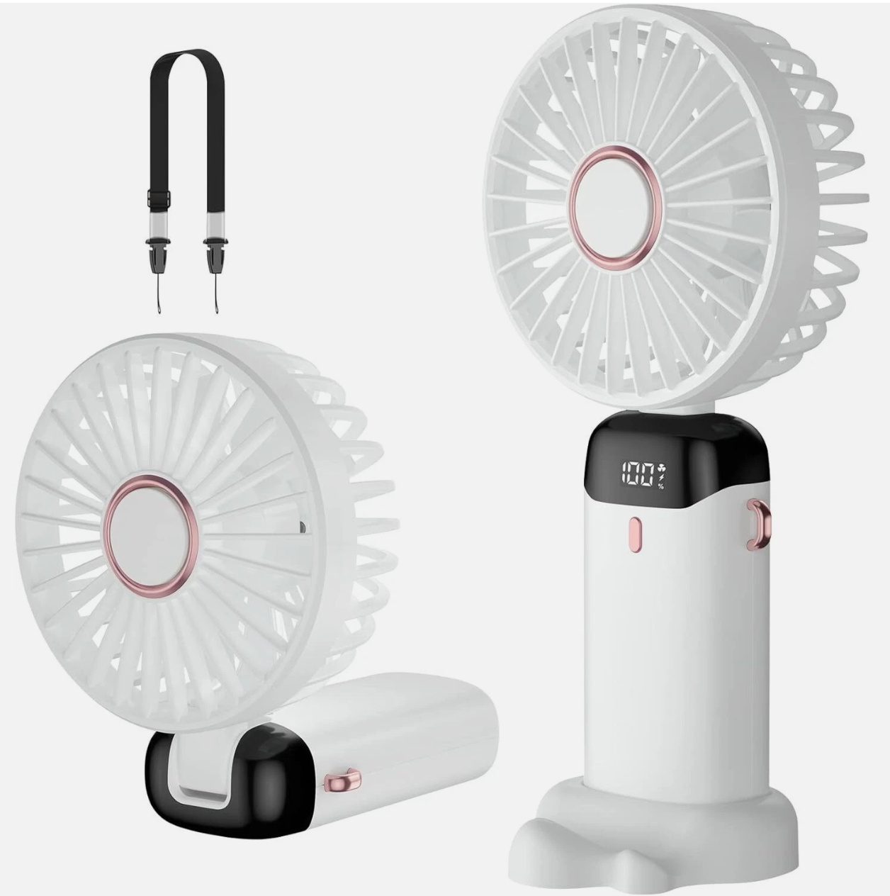 Portable Handheld Fan | 10000mAh Travel Size | UK Stock SAME DAY DISPATCH!