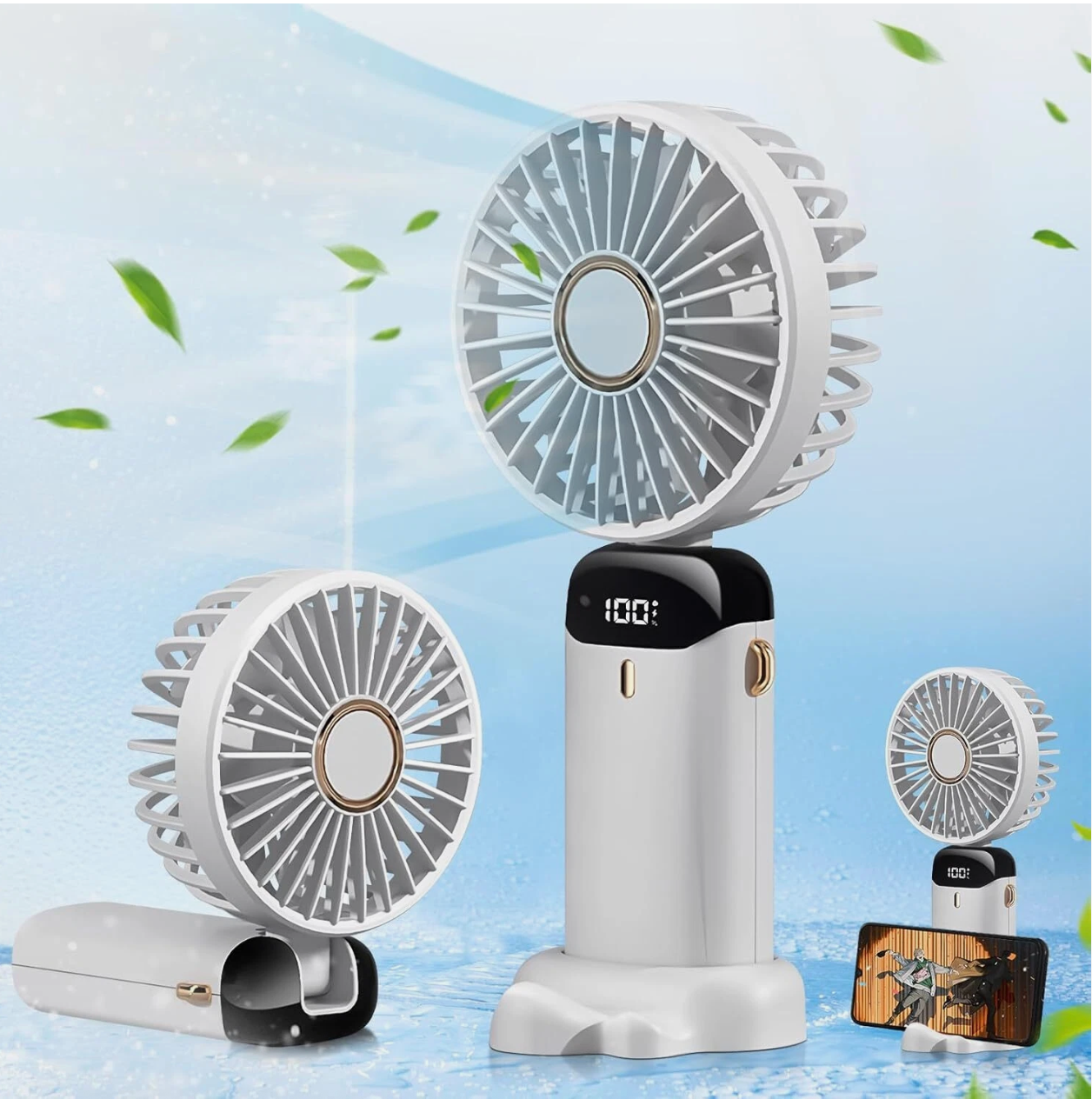 Portable Handheld Fan | 10000mAh Travel Size | UK Stock SAME DAY DISPATCH!