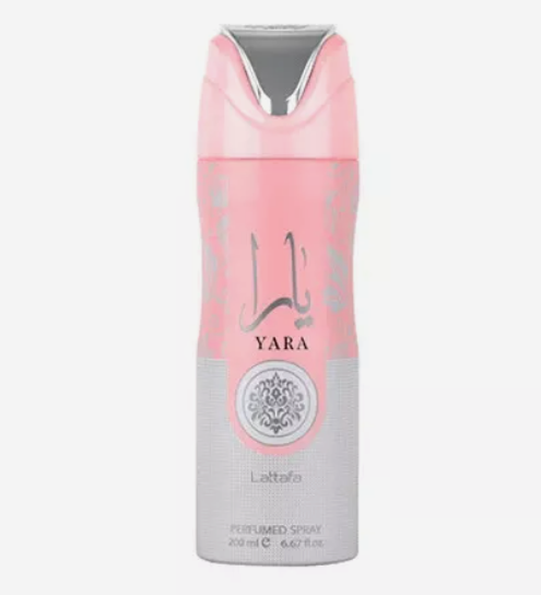 Yara Body Spray Deodorant by Lattafa | Pack Of 2 | 200ml