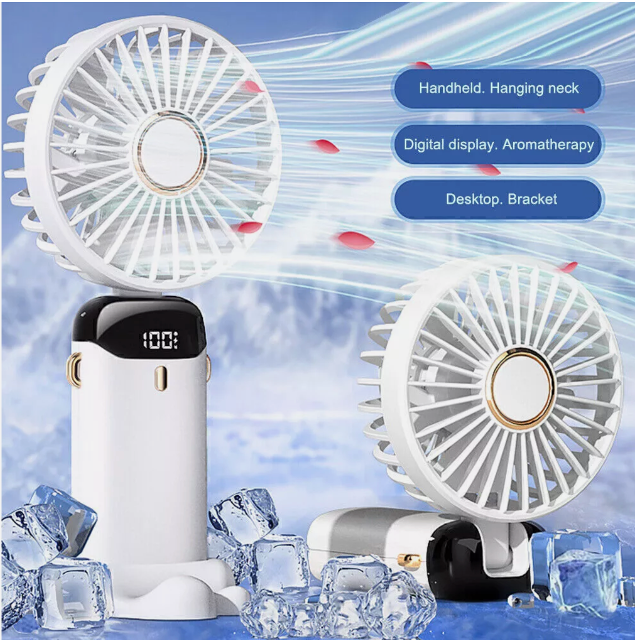 Portable Handheld Fan | 10000mAh Travel Size | UK Stock SAME DAY DISPATCH!
