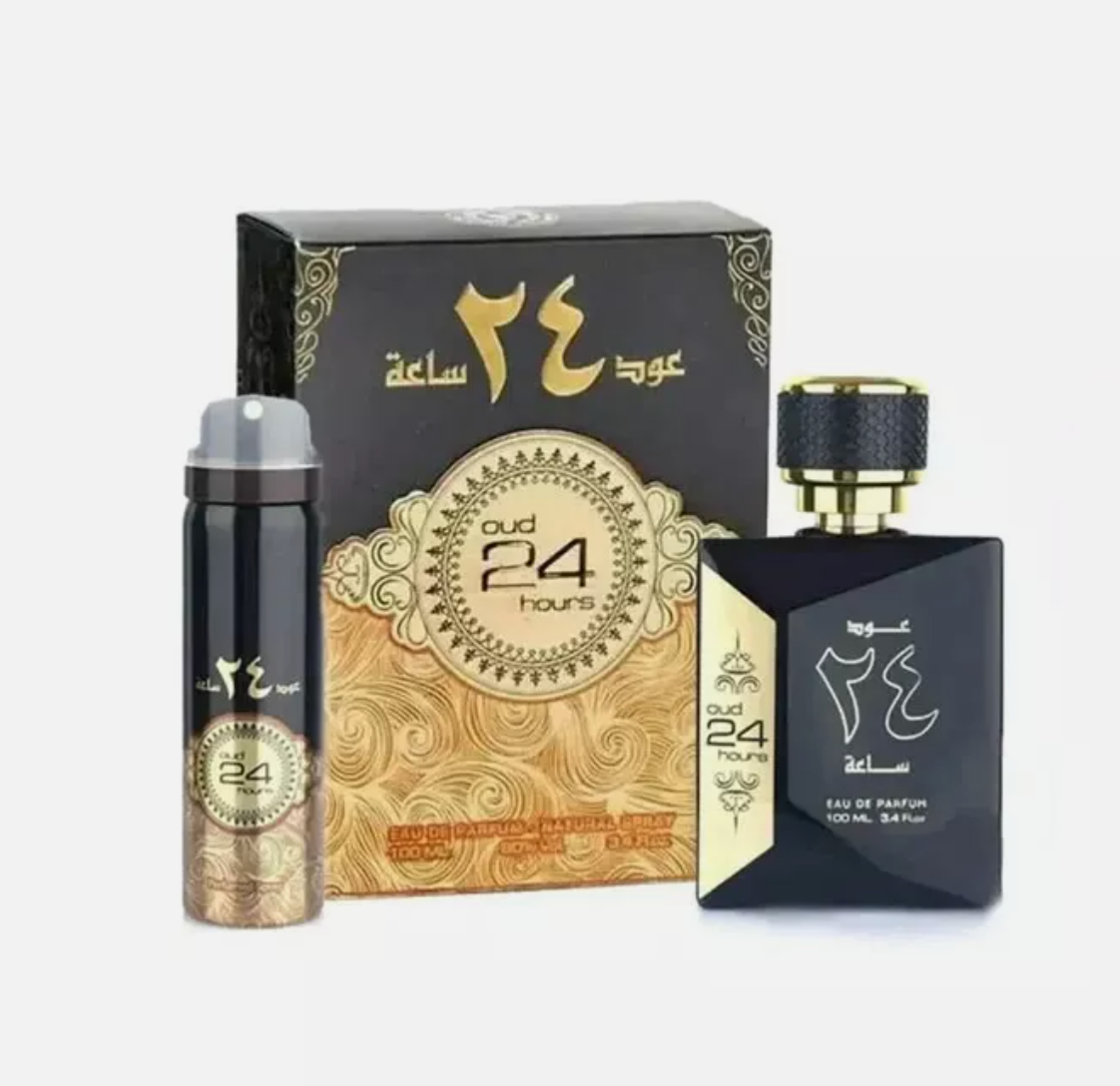 Oud 24 Hours & Free Deodorant | Eau de Parfum | 100ml | Ard Al Zaafaran
