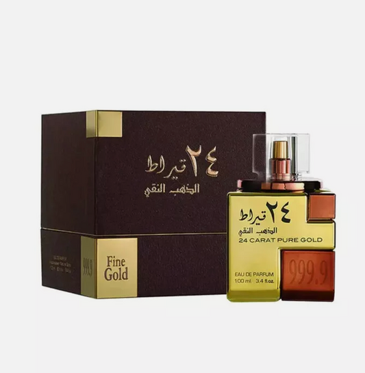 24 Carat Pure Gold by Lattafa | Eau de Parfum | 100ml