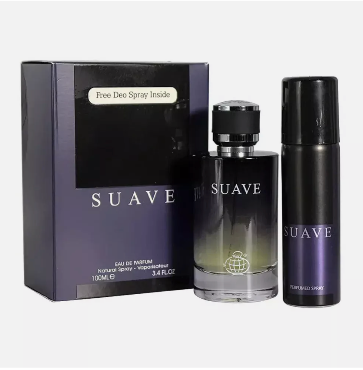 Suave & Free Deodorant | 100ml | Eau De Parfum | Fragrance World