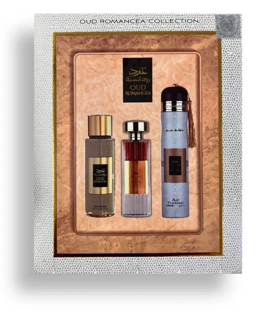 Oud Romancea | 3 Piece Gift Set Collection by Ard Al Zaafaran