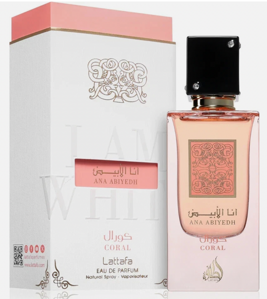 Ana Abiyedh Coral by Lattafa | Eau de Parfum | 60ml