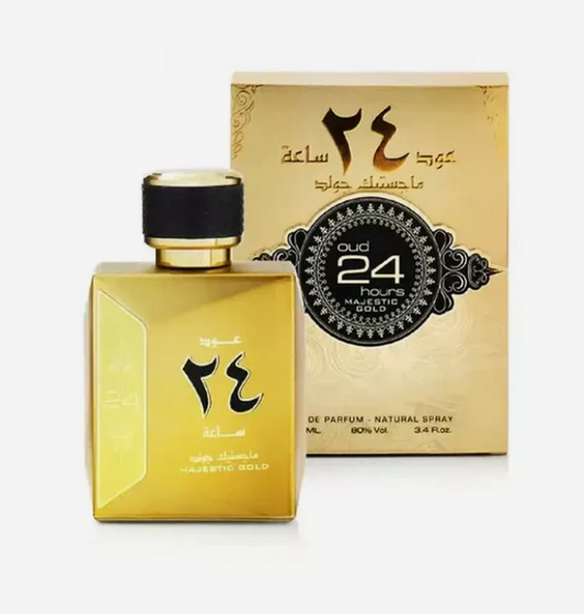 Oud 24 Hours Majestic Gold Edition by Ard Al Zaafaran | Eau de Parfum | 100ml