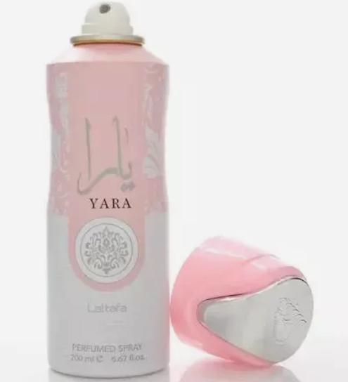 Yara Body Spray Deodorant by Lattafa | Pack Of 2 | 200ml