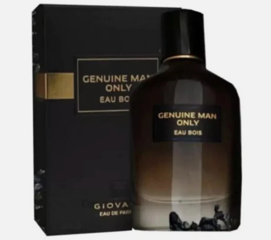 Genuine Man Only Eau Bois by Fragrance World | Eau De Parfum | 100ml