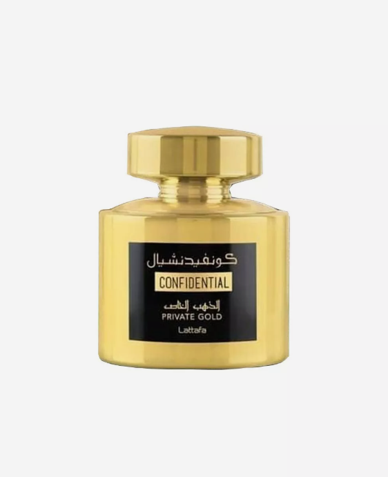 Confidential Private Gold by Lattafa | Eau De Parfum | 100ml