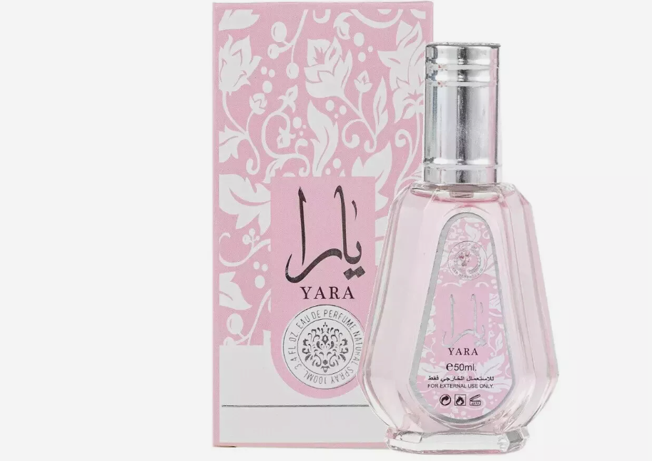 Yara 2 Perfume Set by Lattafa | 10ml Roll-on + 50ml Spray | Eau De Parfum