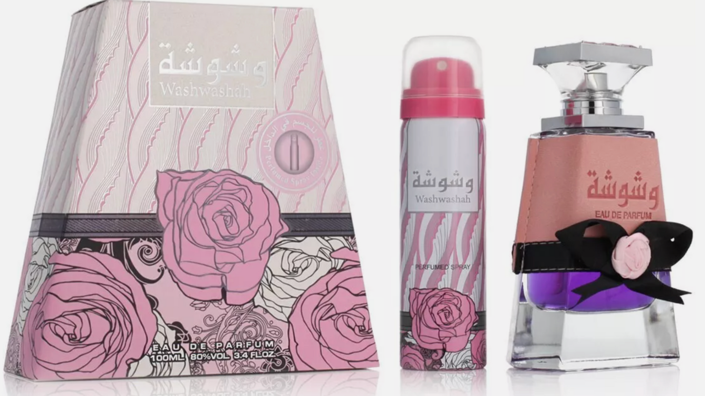 Washwashah with Free Deodorant by Lattafa | Eau de Parfum | 100ml