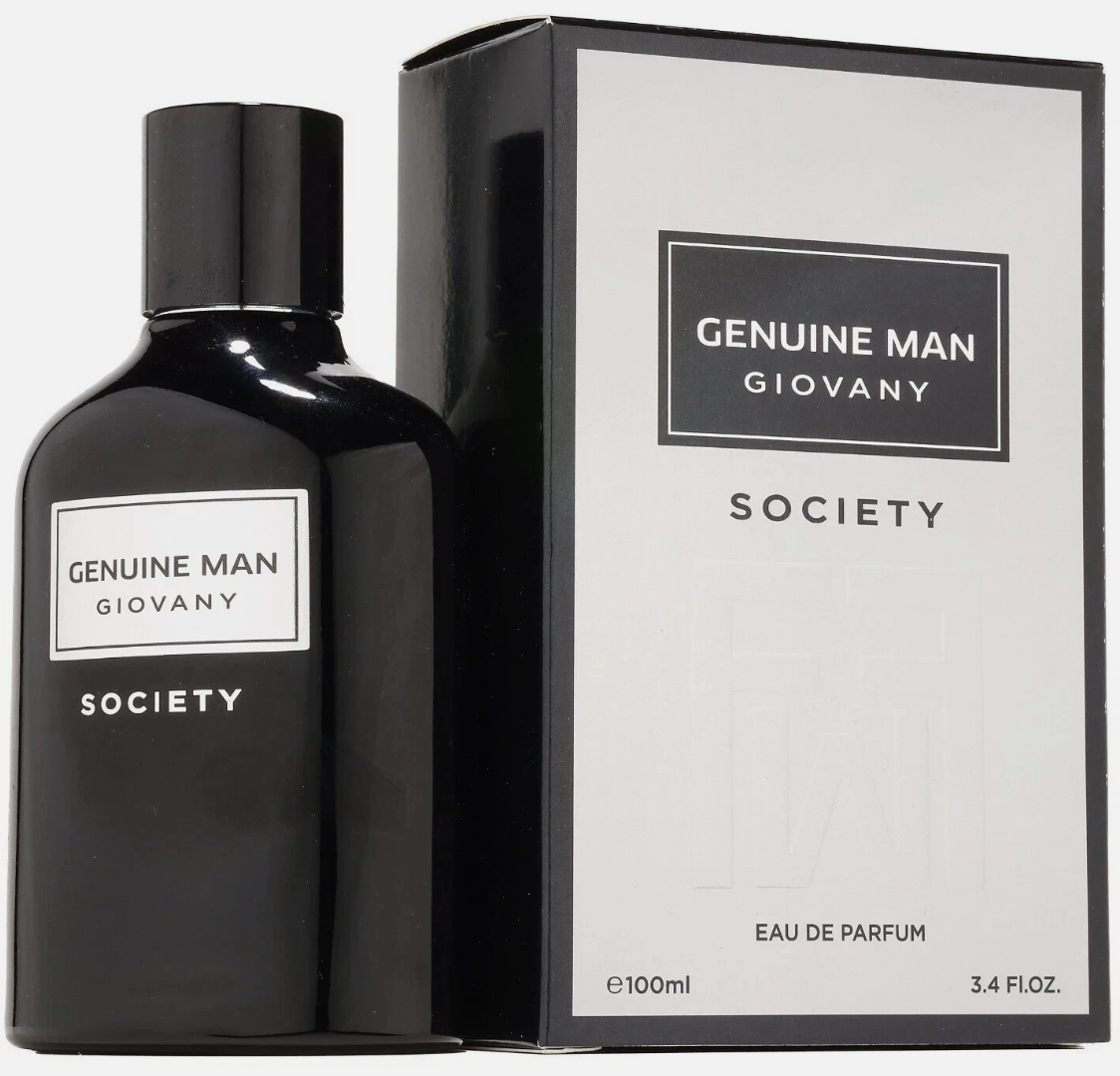 Genuine Man Giovany Society by Fragrance World | Eau De Parfum | 100ml