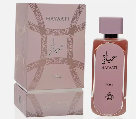 Hayaati Rose by Lattafa | Eau De Parfum | 100ml