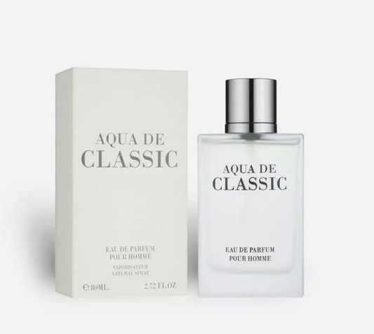 Aqua De Classic by Fragrance World | Eau De Parfum | 80ml