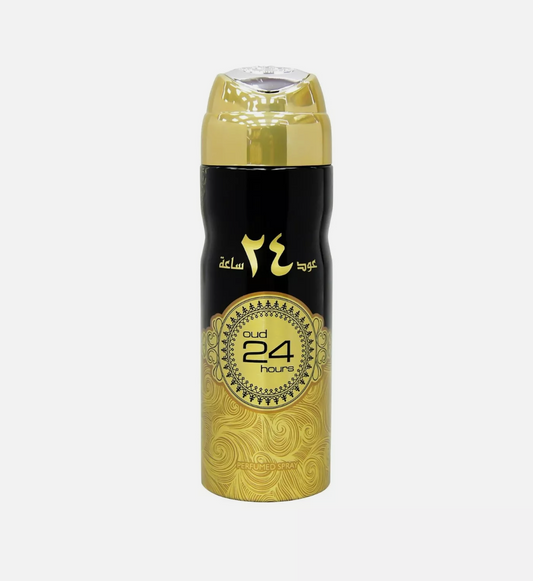 {Pack of 2} Oud 24 Hours Body Spray Deodorant by Ard Al Zaafaran | 200ml