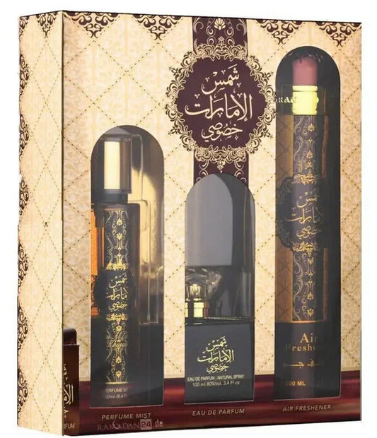 Shams Al Emarat Khususi | 3 Piece Gift Set Collection by Ard Al Zaafaran
