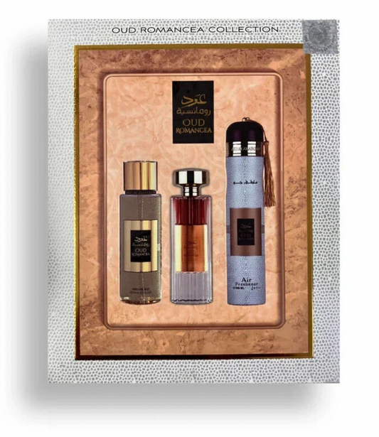 Oud Romancea | 3 Piece Gift Set Collection by Ard Al Zaafaran